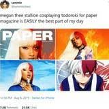 Originally from houston, texas, she first garnered attention when videos of her freestyling became popular on social media platforms such as instagram. Megan Thee Stallion Todoroki Cosplay