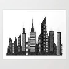 york skyline wall art poster decor