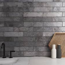 Ivy Hill Tile Mandalay Antracite 2 95 In X 11 81 In Polished Ceramic Wall Tile 5 38 Sq Ft Case