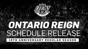 Ontario Reign Announce 2017 18 Regular Season Schedule Nhl Com
