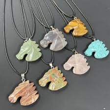 horse head pendant necklace jewelry