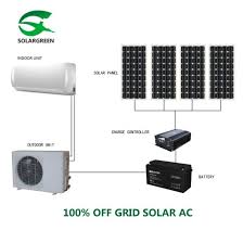 The dc 48 is extremely efficient which means less battery and solar panel cost and more energy into your home or office. China Dc 12v 24v 48v 100 Off Grid Pure Solar Power Air Conditioner China Solar Air Conditioner And Solar Power Air Conditioner Price