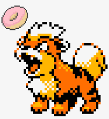 We also include all the different forms and genders where appropriate. Growlithe Pokemon Gen 1 Pixel Art Free Transparent Png Download Pngkey