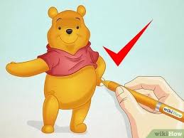 Step by step drawing of winnie the pooh and friends. How To Draw Winnie The Pooh 15 Steps With Pictures Wikihow