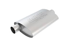 Borla 40358 Borla Pro Xs Muffler Center Offset Oval 2 5 In Inlet 2 5 In Outlet 14 In X 4 0 In X 9 5 In Case Size 19 In Overall Length Unnotched