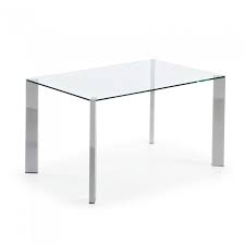 C364c07 Spot Glass Table With Chrome