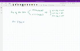 find parametric equations for the line