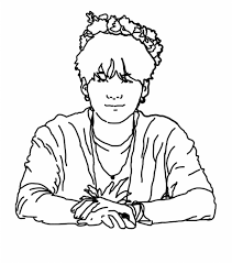 Awesome bts coloring page klp8. Monie S Baby Bts Suga Coloring Page Transparent Png Download 646814 Vippng