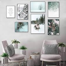 Winter Wall Art Canvas Painting Posters