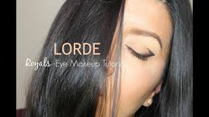 lorde royals eye makeup tutorial