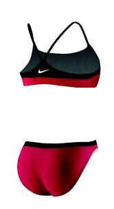 Nike Swim Lifeguard Swimsuits Sport Top 2pc