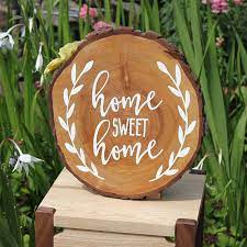 Home Sweet Home Wooden Wall Hanging