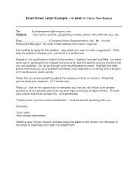 Sample Cover Letter For Email  Download Sample Cover Letter Law