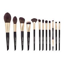 black and gold makeup brush kit