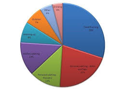 Pie Chart Domestic Water Use Water Usage At Home Washing Up
