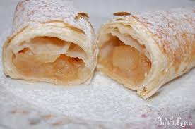 apple strudel with filo pastry bylena com
