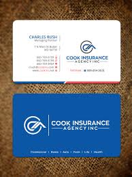 The business platinum card® from american express: Upmarket Bold Insurance Business Card Design For Cook Insurance Agency By Prabir Sikder Design 21052664