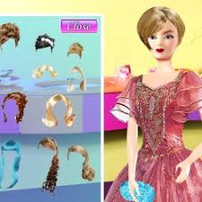 barbie games hairstyles and dress up