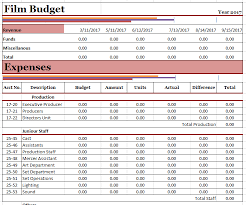 20 Free Film Budget Templates Ms Office Documents