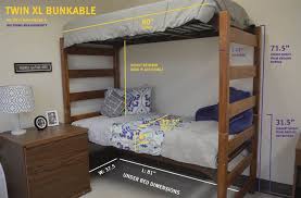 Dorm Bedding Twin Xl Dorm Bunk Beds