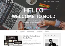 Bold Parallax Blogger Template 2014 Free Download