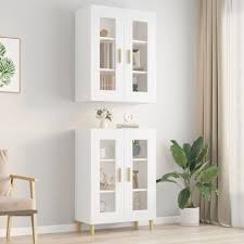 Hanging Wall Cabinet White 69 5x34x90 Cm