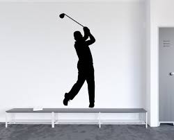 Golf Wall Decal Golf Wall Sticker Golf