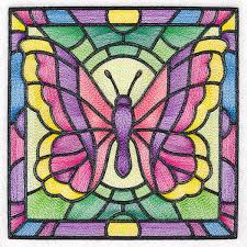 Stained Glass Garden Erfly 2