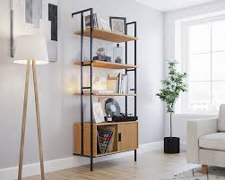 Hythe Wall Mounted Bookcase With Door