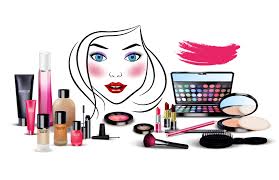 makeup face vector art icons and