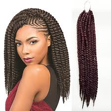 Kinky twists and braided styles are some of the most popular natural hair looks right now. Crochet Freetress Equal Synthetic Hair Braids Havana Twist Style Cuban Twist Hair For Female Hair Rigs Hair Braid Headbandhair Weave Braids Aliexpress