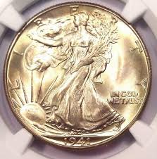 1941 D Walking Liberty Half Dollar 50c Coin Certified Ngc Ms67 900 Value 93200005951 Ebay