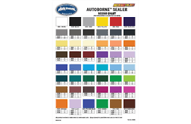 Auto Air Color Charts Airbrush Paint