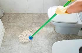 remove urine stains from bathroom floor