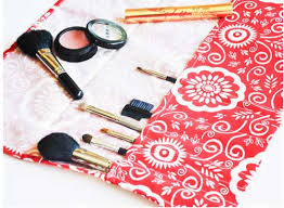 makeup brush roll free sewing