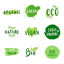 environmental friendly typography vectors