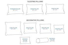 Bed Pillows Bed Pillow Sizes