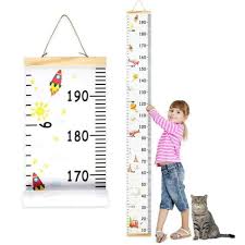 Childrens Height Growth Chart Measure Wall Hanging Ruler Decal Kids Baby Room