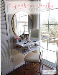 makeup vanity for small es glamcor