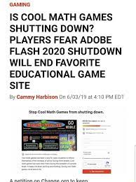 is cool math games shutting down