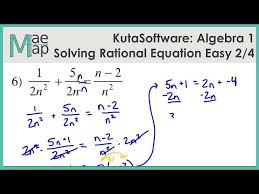 Solving Rational Equations Easy