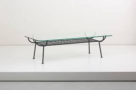 Wrought Iron Coffee Table With Glass
