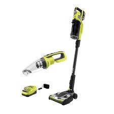 Ryobi One Hp 18v Brushless Cordless Pet Stick Vacuum Kit With Battery Charger One 18v Cordless Performance Hand Vacuum