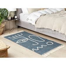 rectangular boho rug indoor outdoor