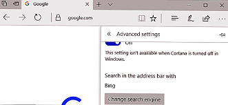 The option to change the edge new tab page search box's search engine is presently available in edge canary 82.0.457.0 and later builds. Blog Cara Mengubah Microsoft Edge Ke Pencarian Google Daripada Bing