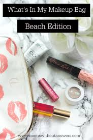 what s in my makeup bag beach edition