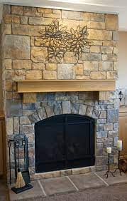 Hang Art On A Stone Or Brick Fireplace