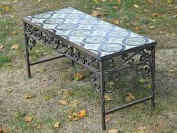 Vintage Wrought Iron Table Designer