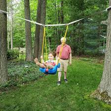 Hanging a swing between two trees is easier than the no branch method. Tree Swing Hanging Kit Between 2 Trees Wood Tree Swings