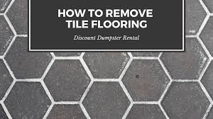 how to remove tile flooring